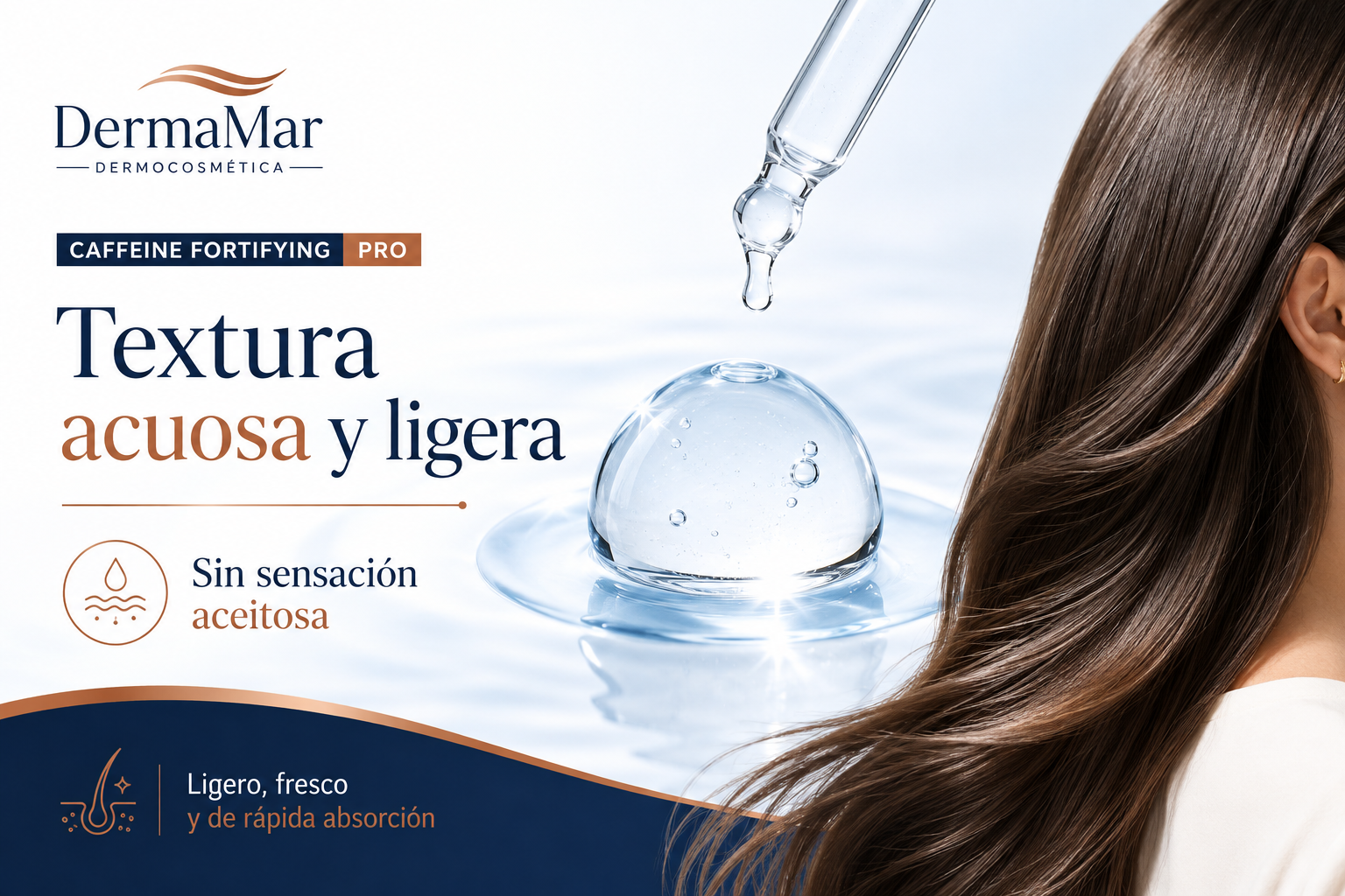 Sérum ligero y no aceitoso